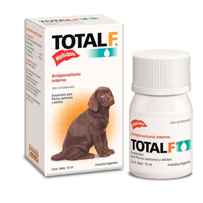 Antiparasitario Interno Total F Suspensión Perro x 15 ml